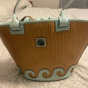 Dooney and Bourke straw purse